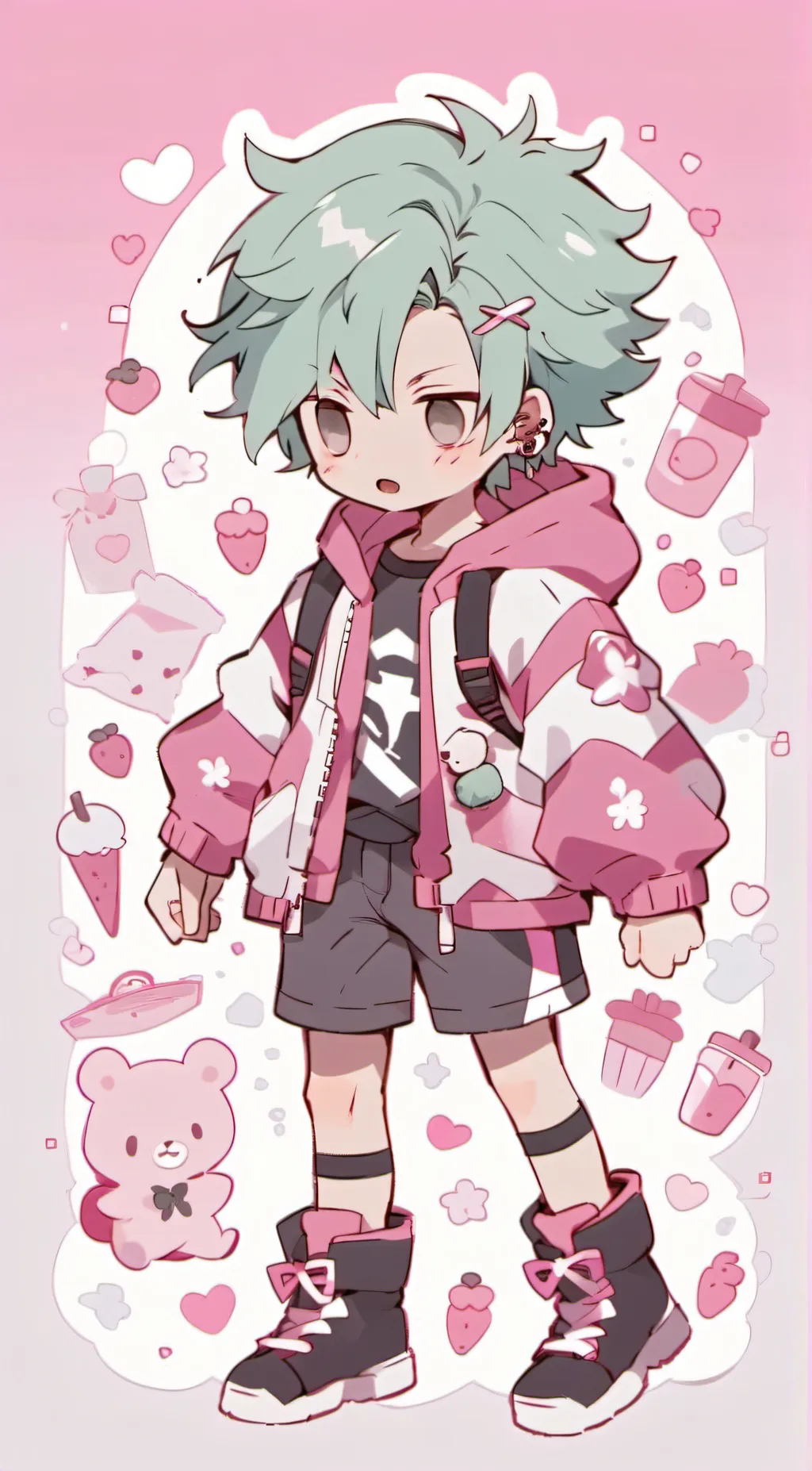 ai character: zoro background