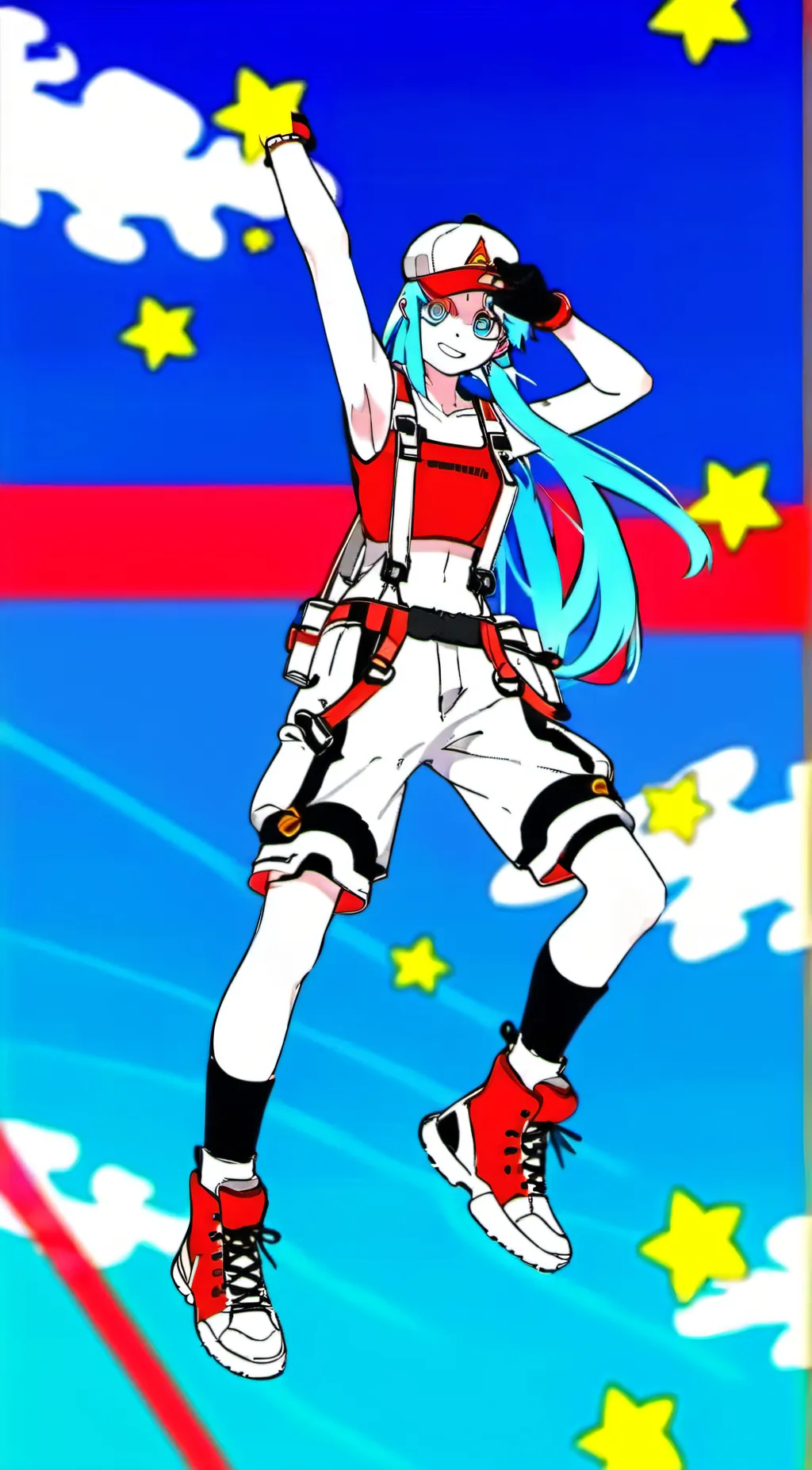 ai character: miku background
