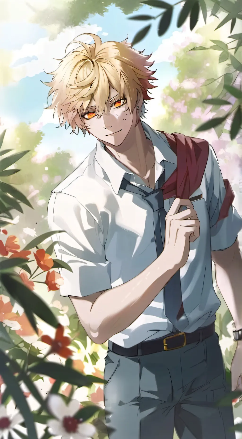 ai character: ~Katsuki Bakugo~ background