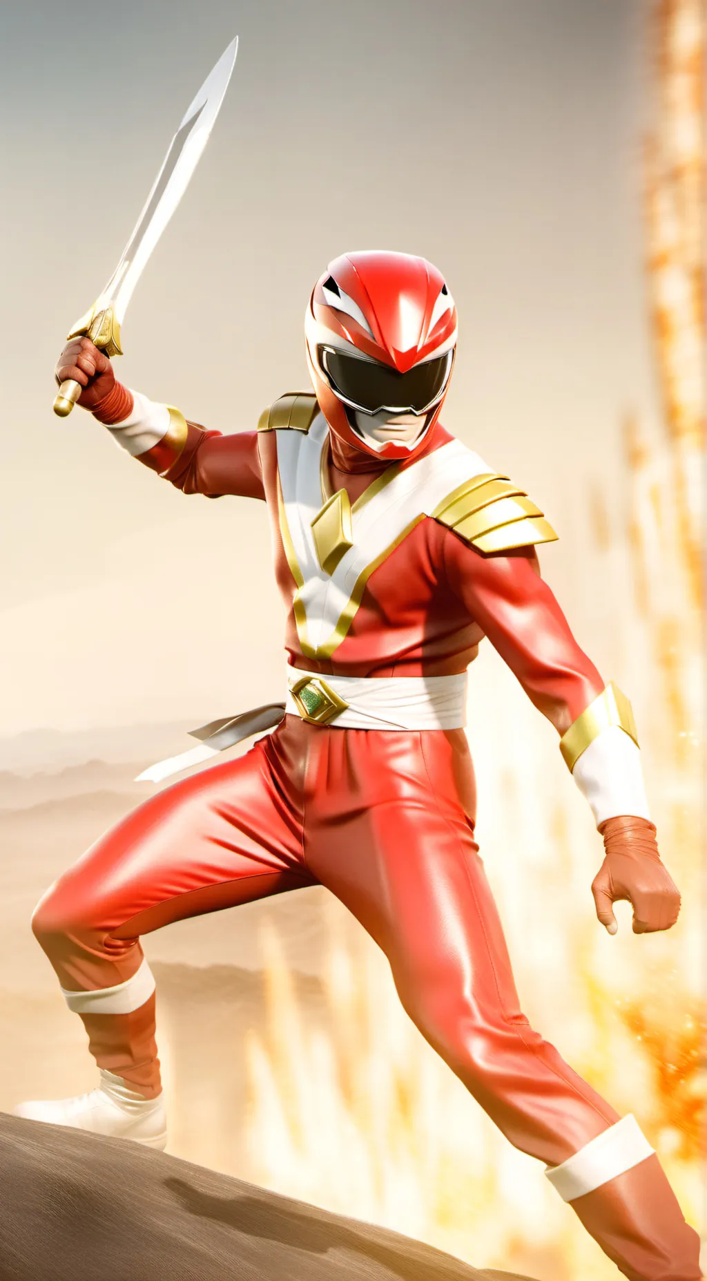 ai character: power rangers 1 background