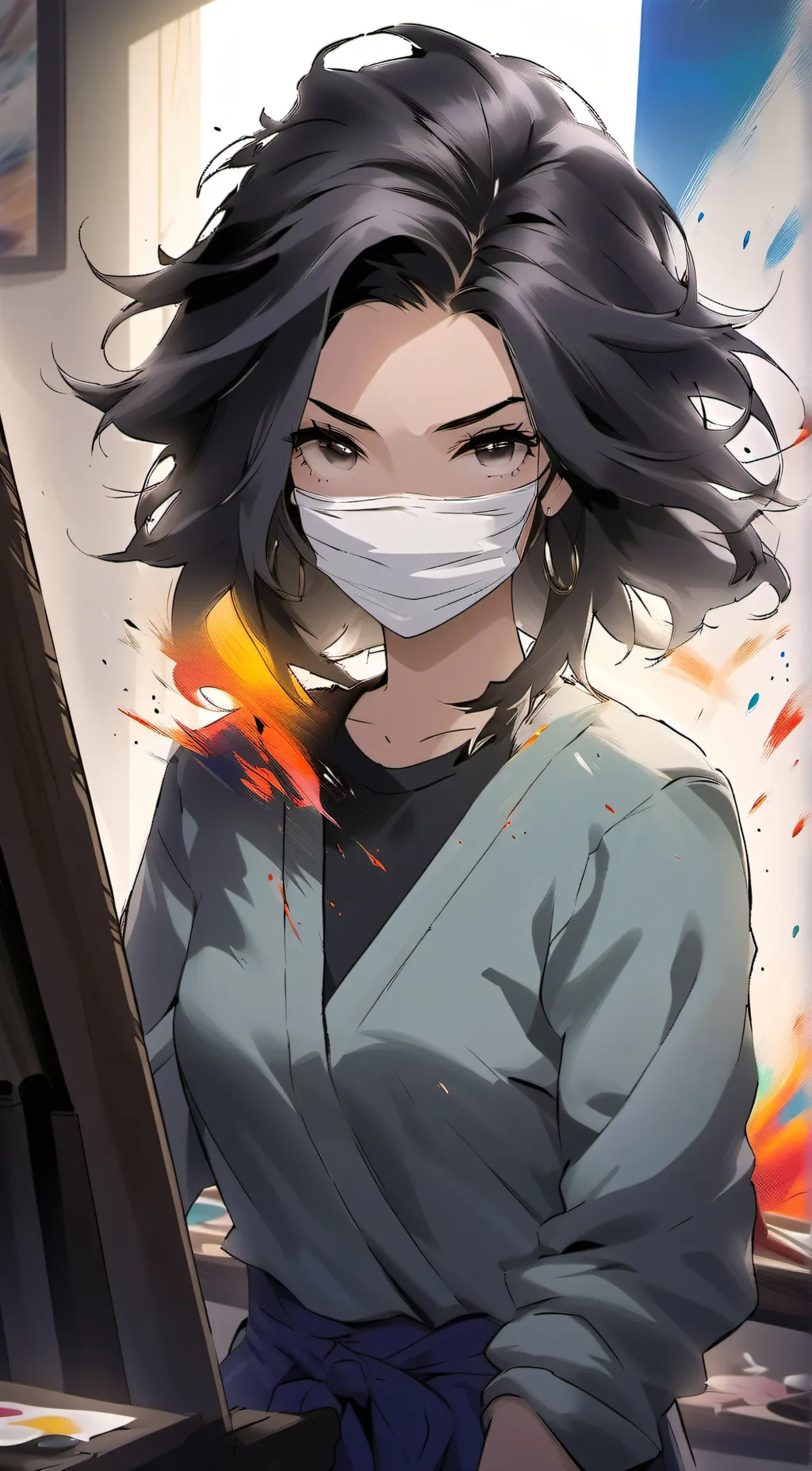 ai character: Ashley background