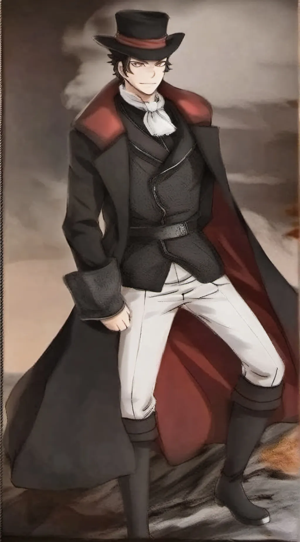 ai character: Muzan Kibutsuji background