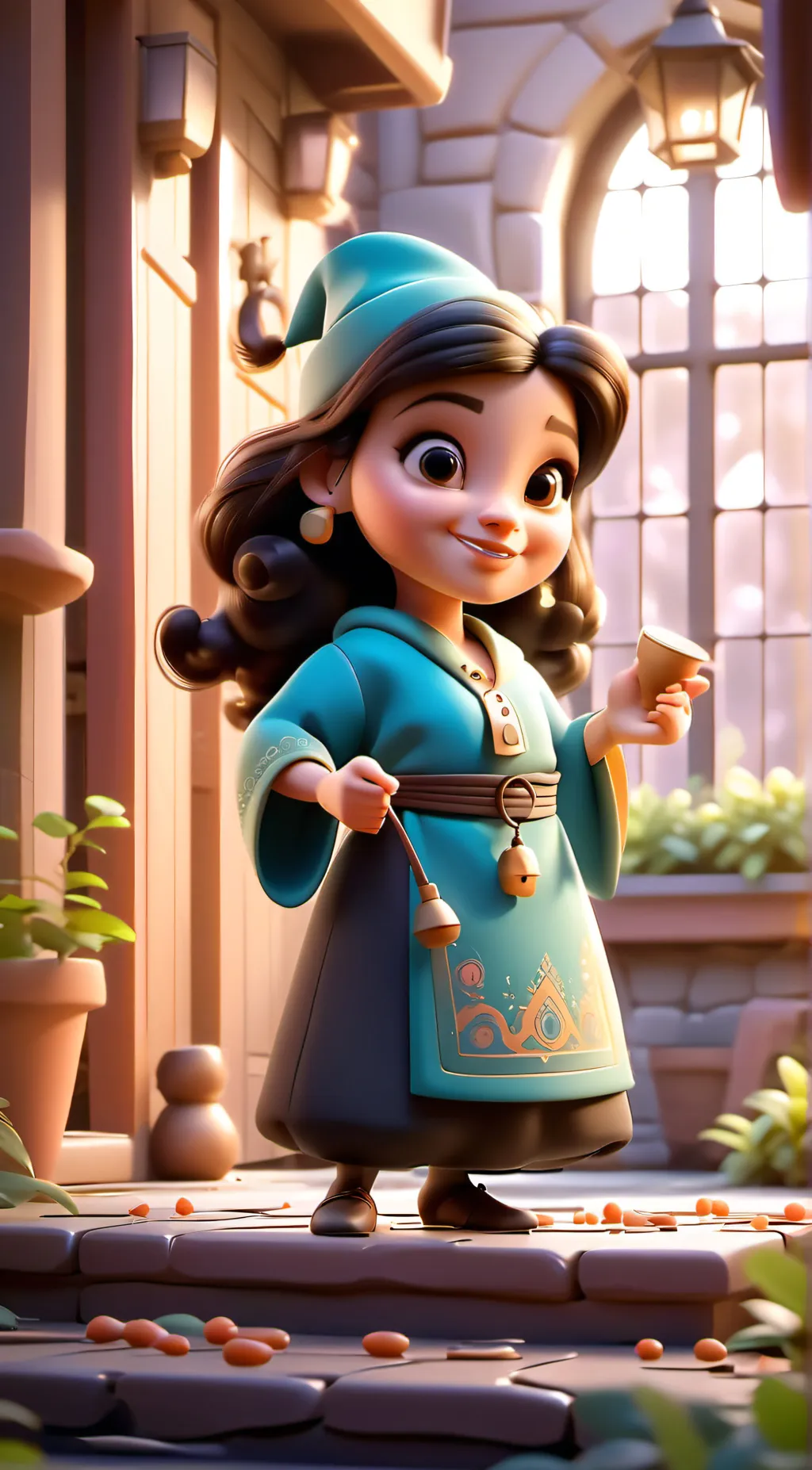 ai character: hi background