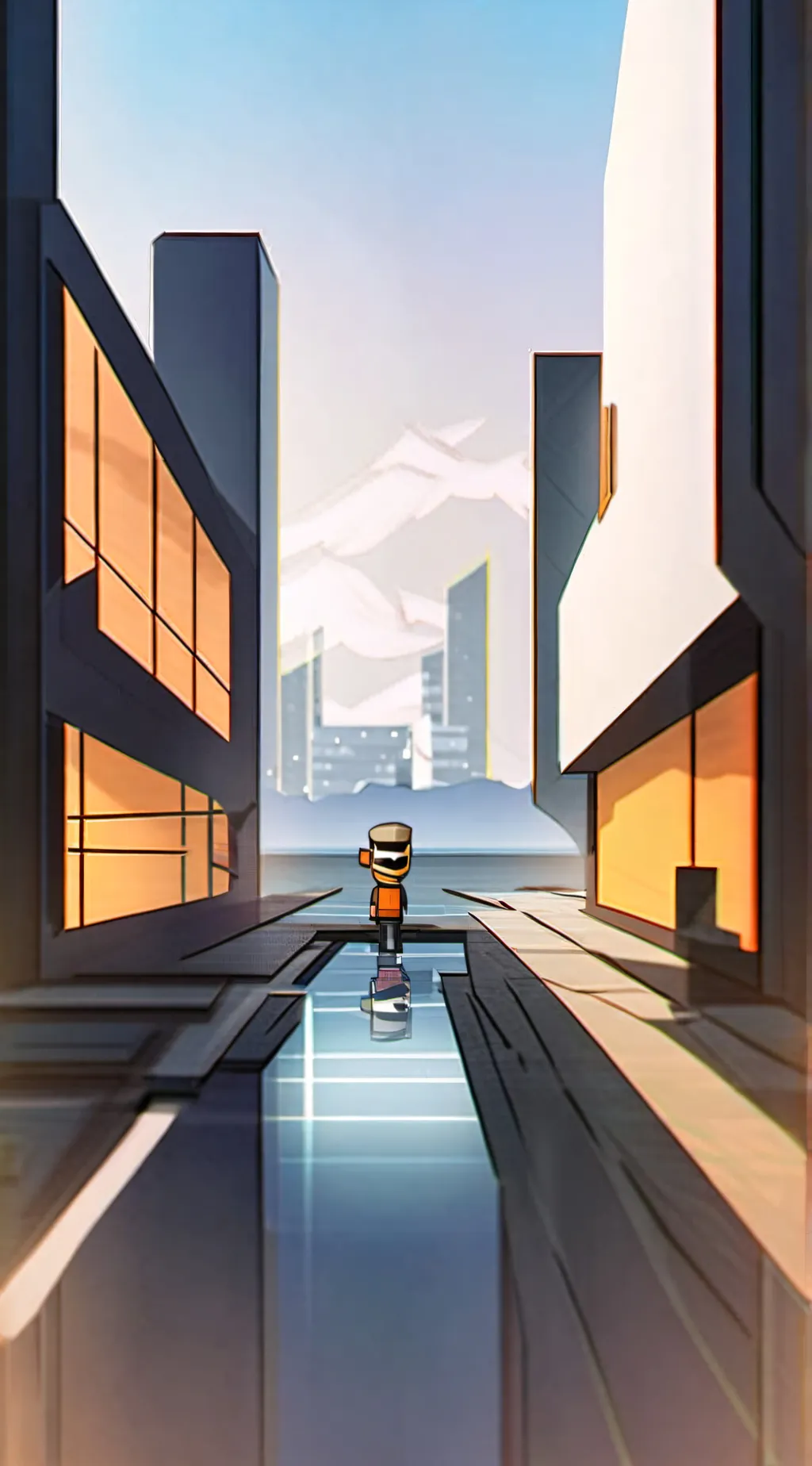 ai character: Dr Flug  background