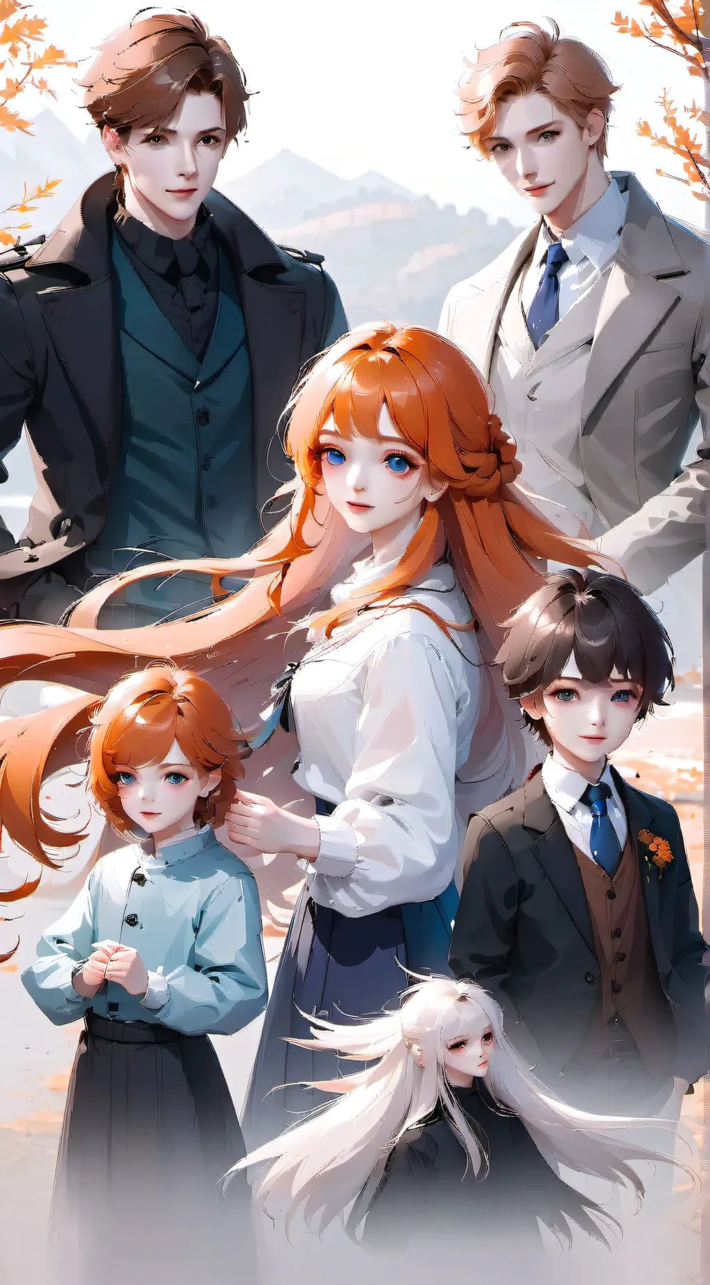 ai character: Afton Family. background