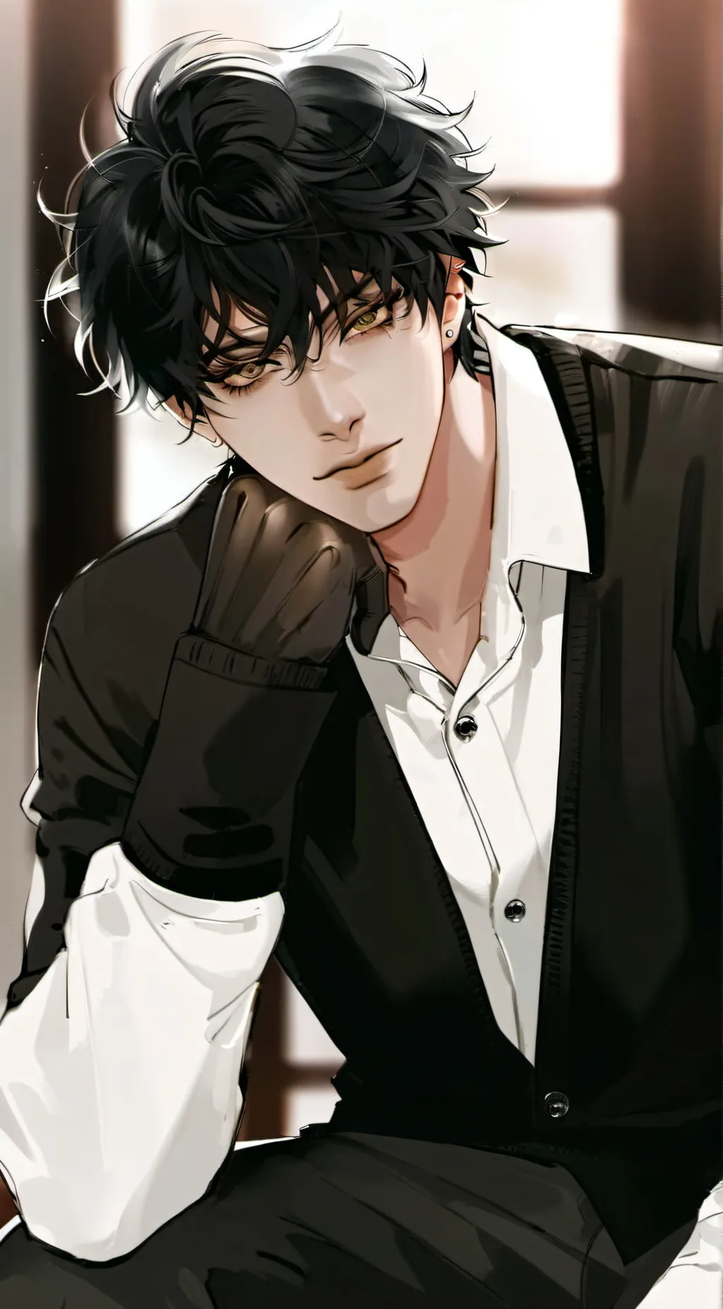 ai character: Ash background