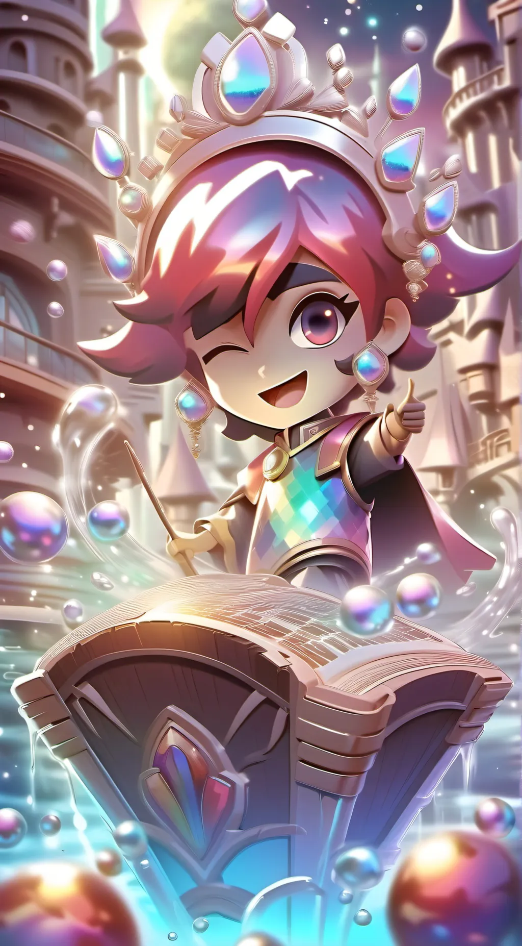 ai character: Hazbin hotel background