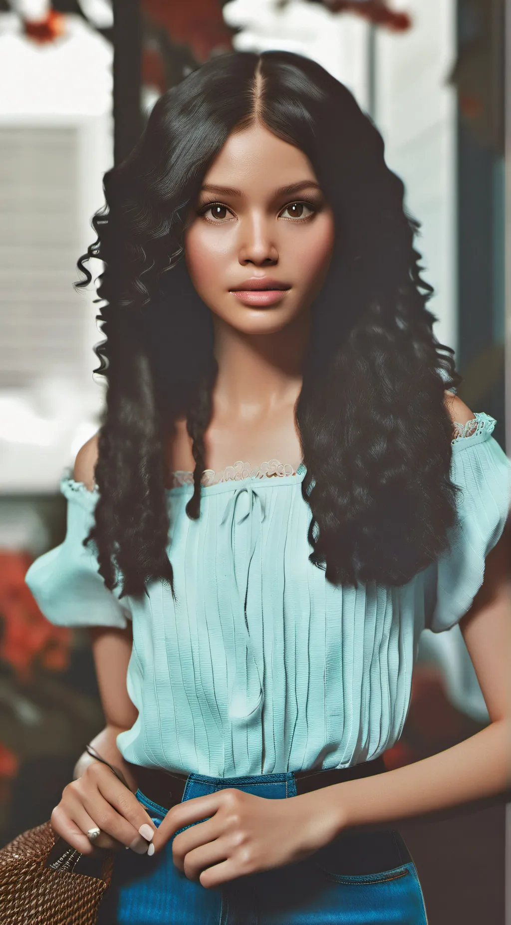 ai character: Lilly background