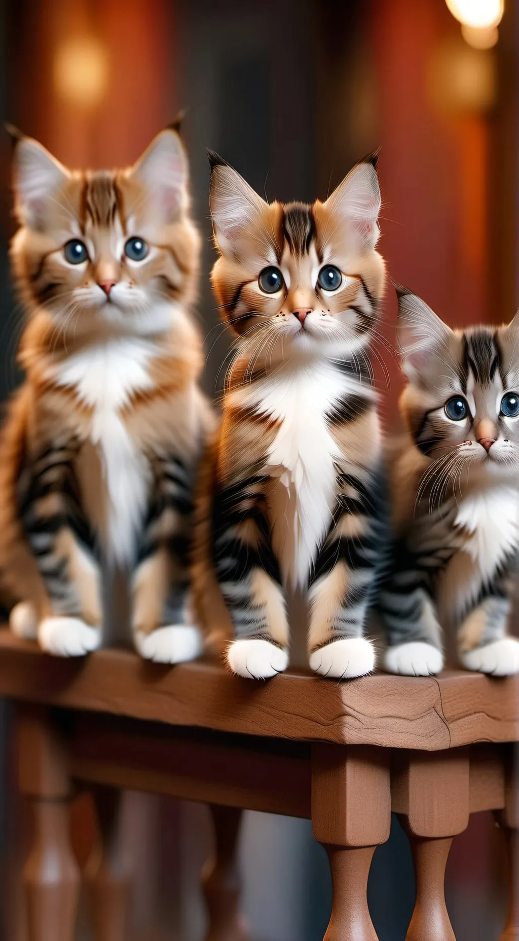 ai character: CUTE KITTENS background