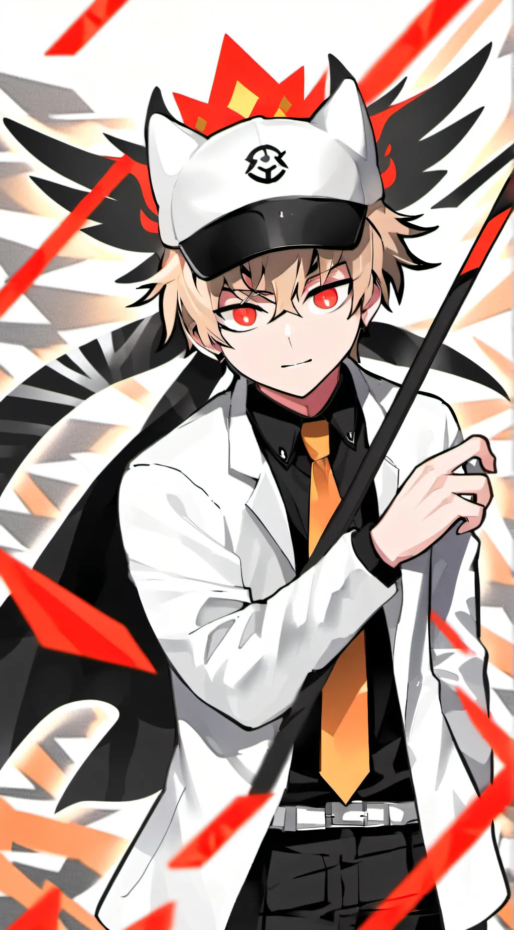 ai character: Katsuki Bakugo background