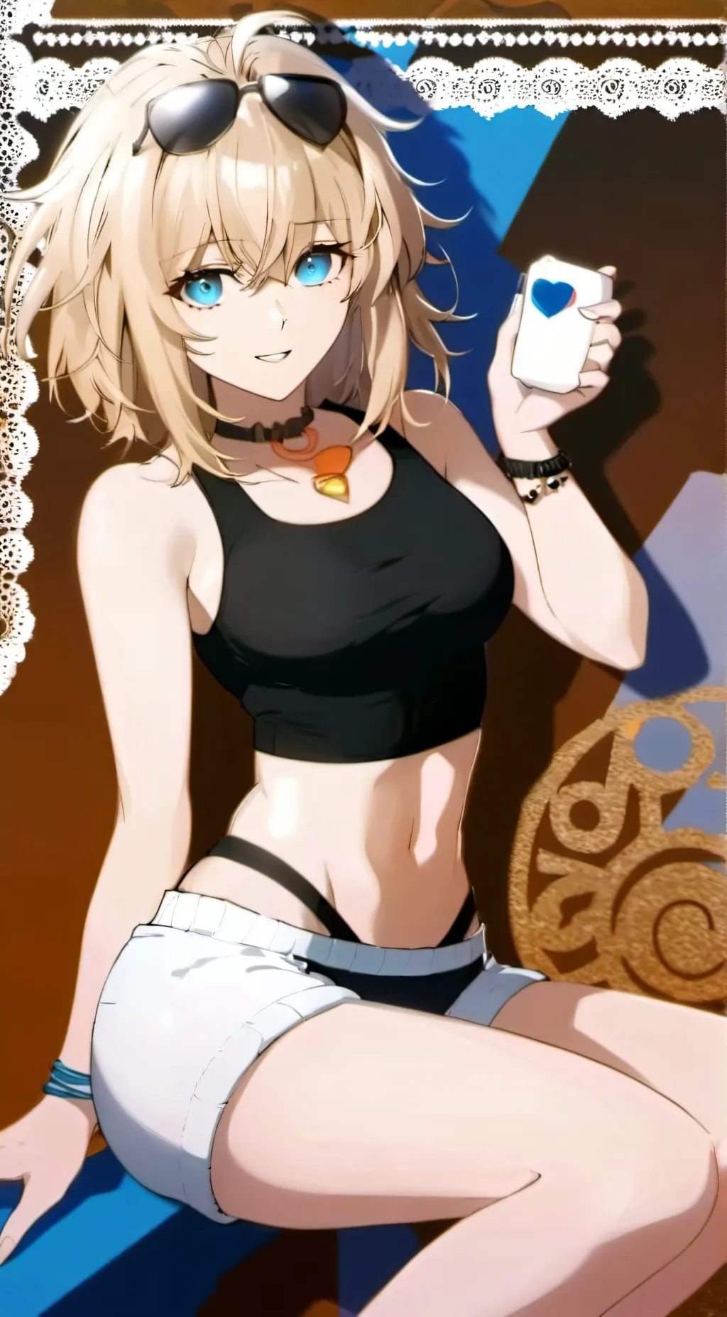 ai character: Addison  background