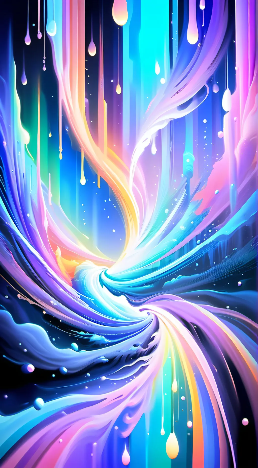 ai character: hypno swirl background