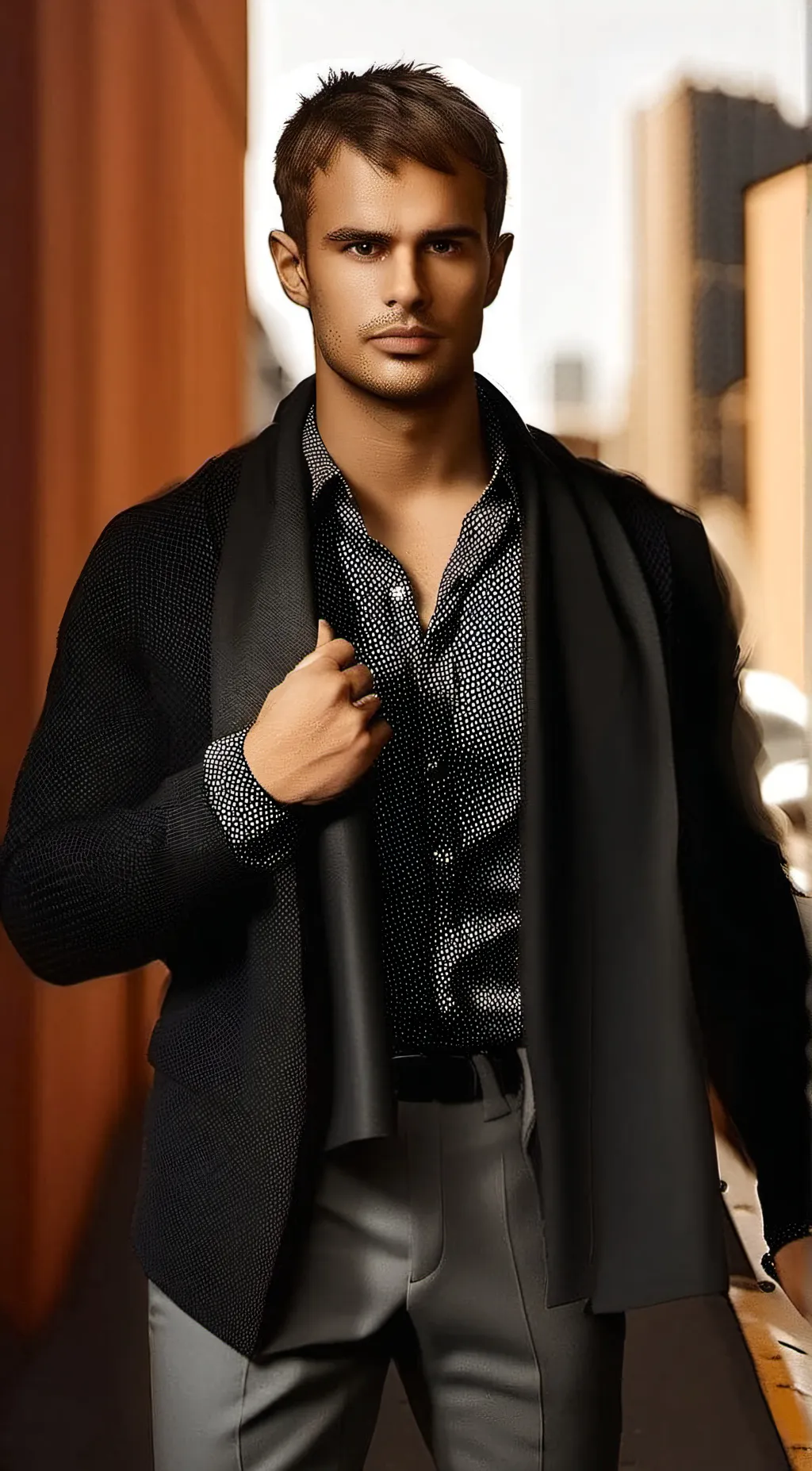 ai character: four  background