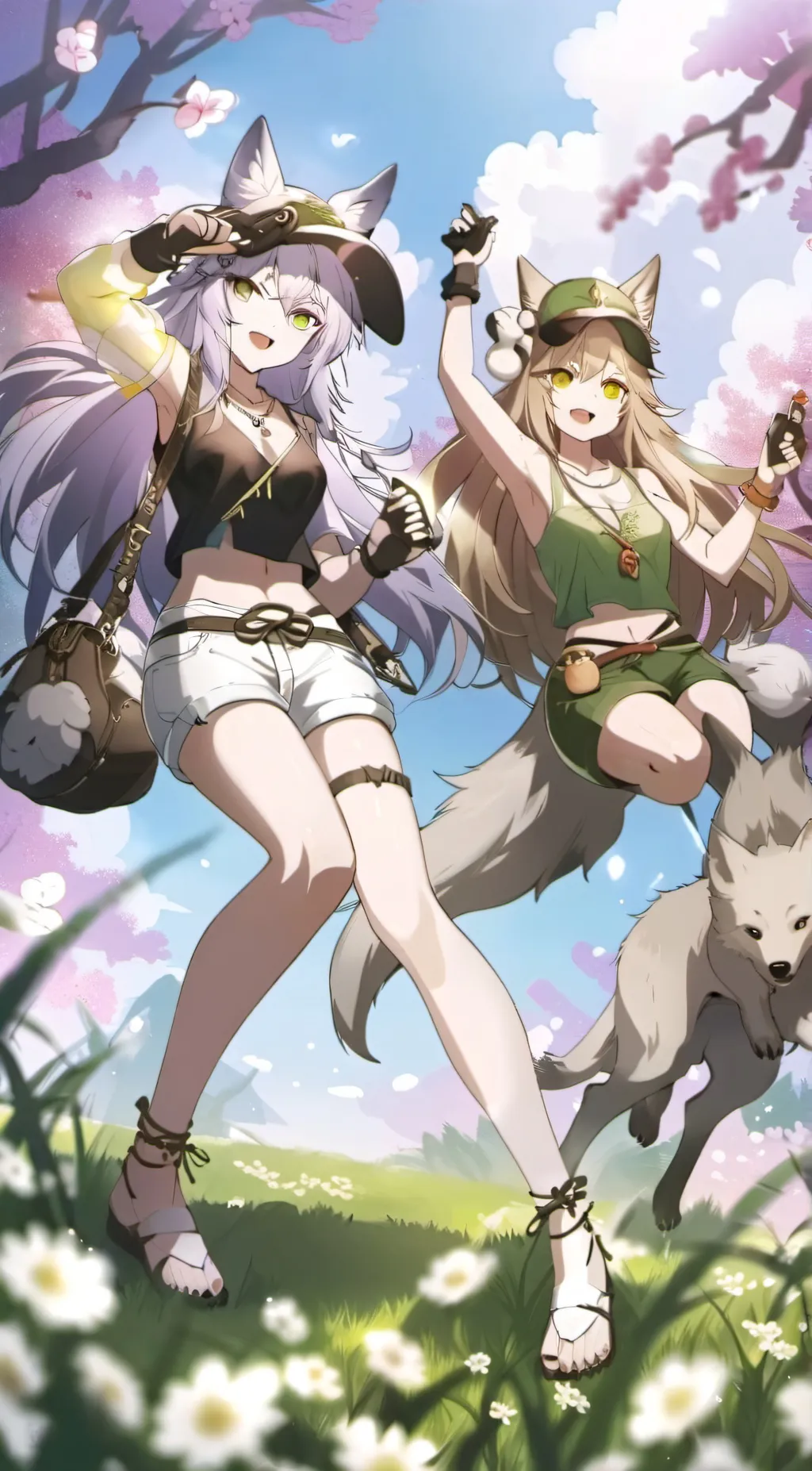 ai character: Angel and Izzy background