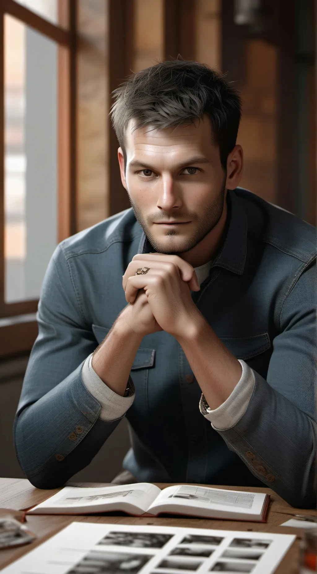 ai character: Sam Palirin background