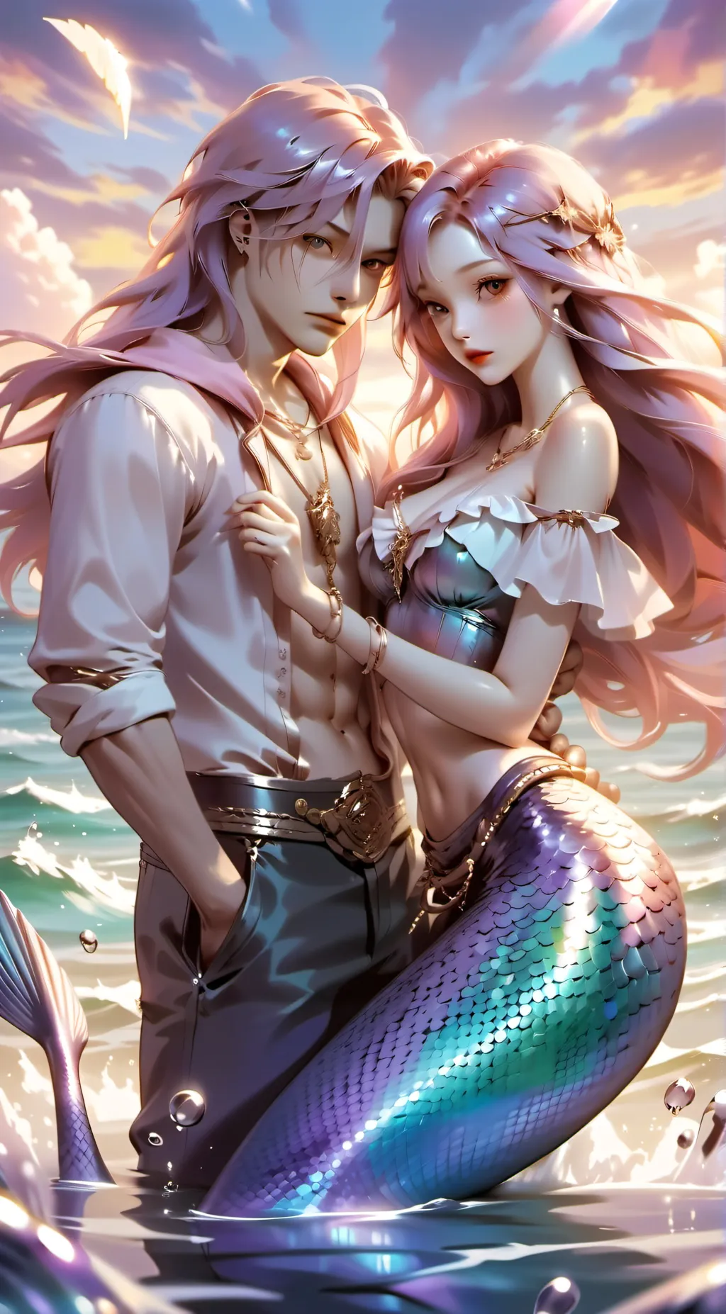 ai character: Sarah and jake background