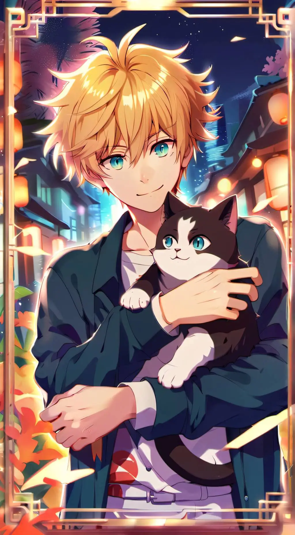 ai character: katsuki bakugo background