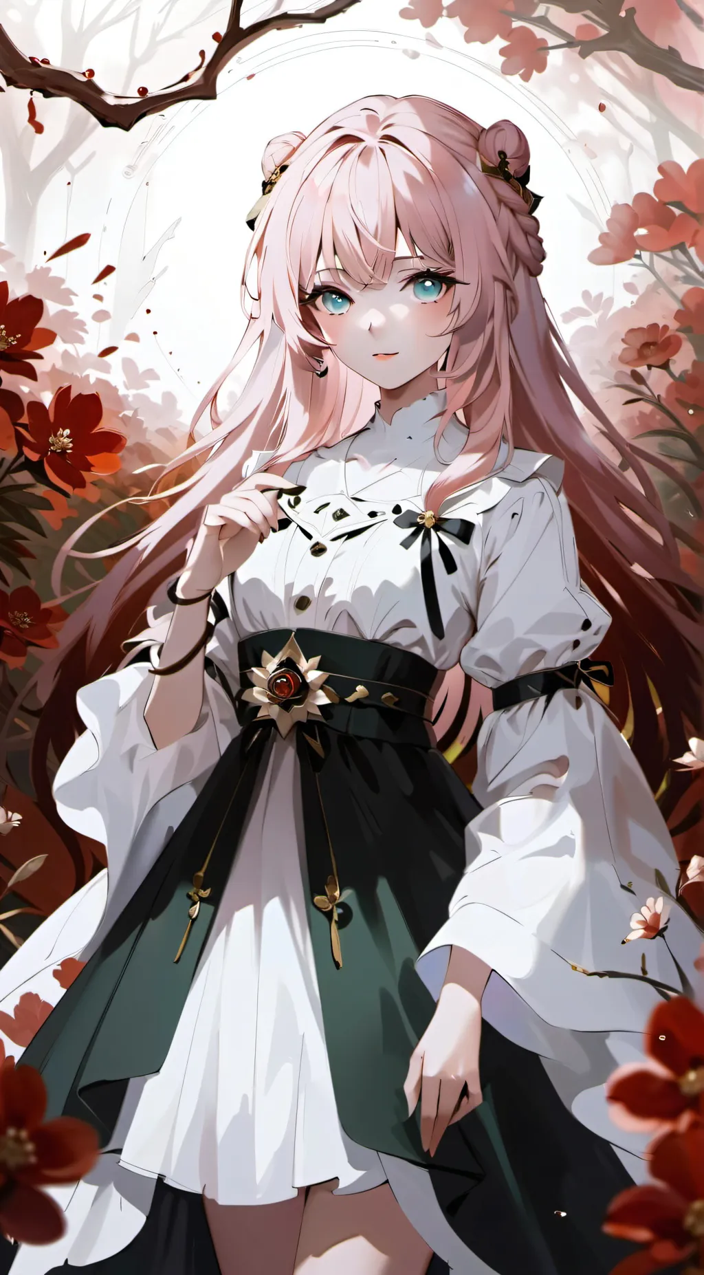 ai character: Rina izumi  background