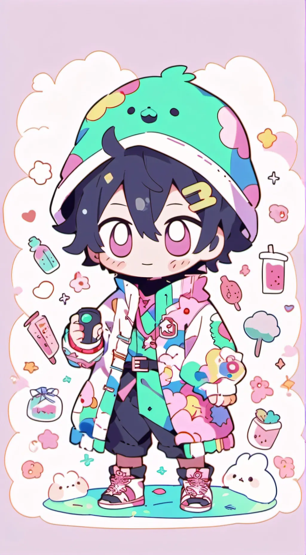 ai character: Miss Bloomie  background