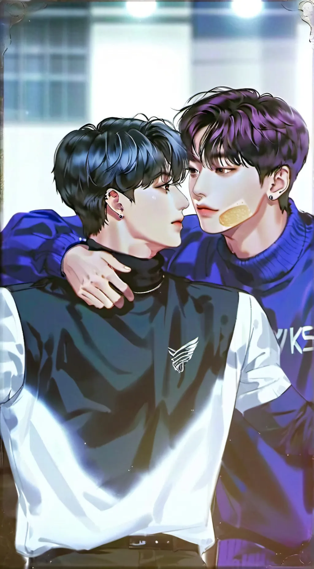 ai character: Taekook/BTS background