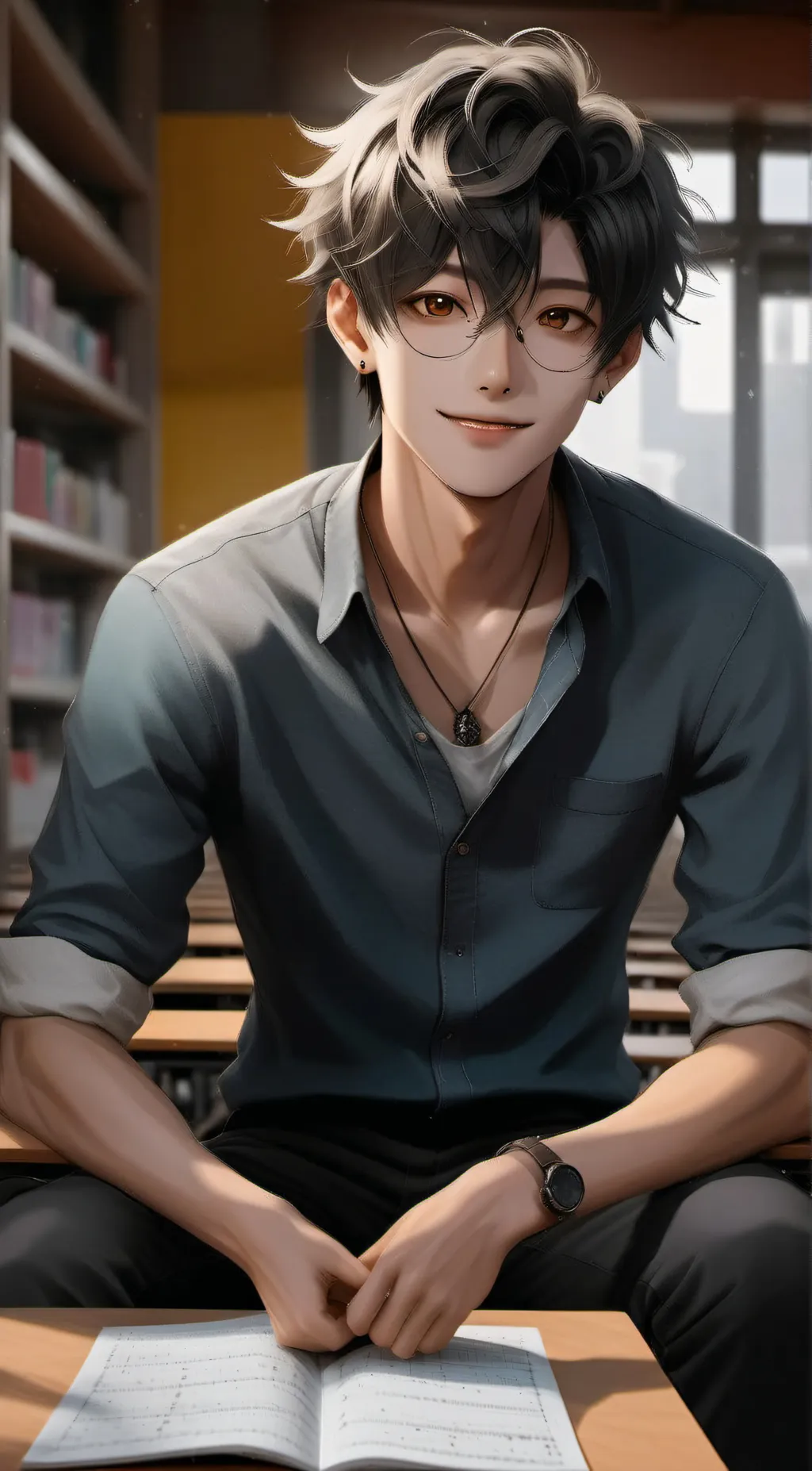 ai character: Liam background