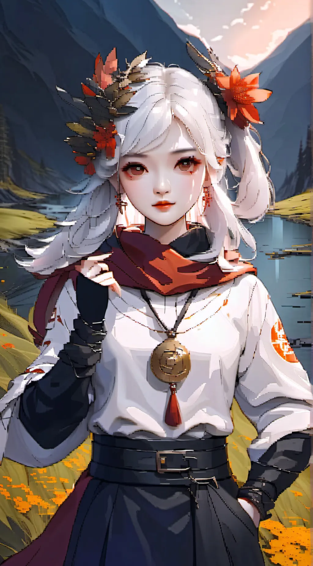 ai character: izzy background