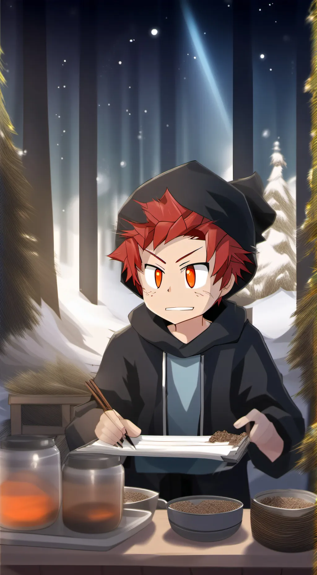 ai character: SORAXX background