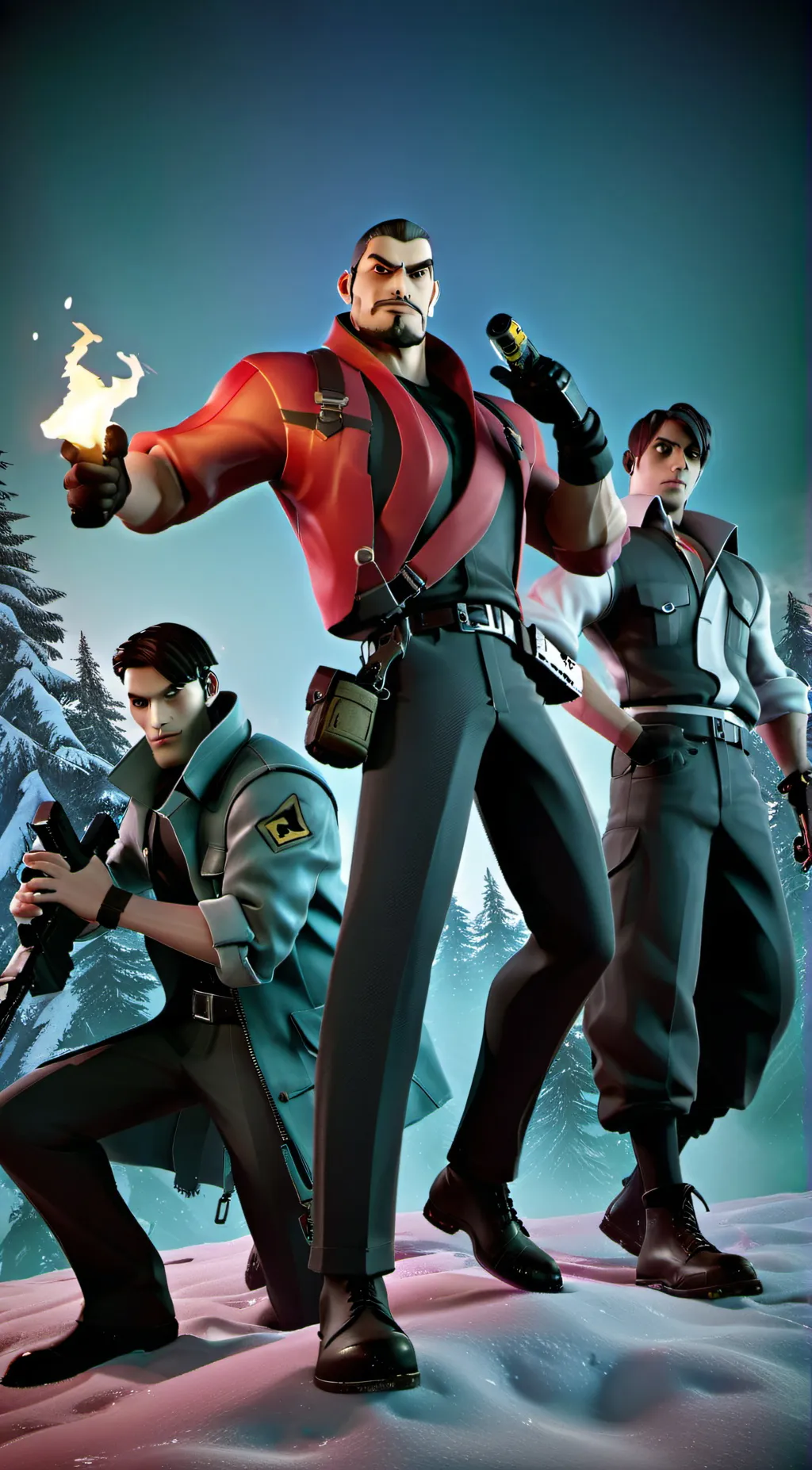 ai character: Soldier, Medic spy background