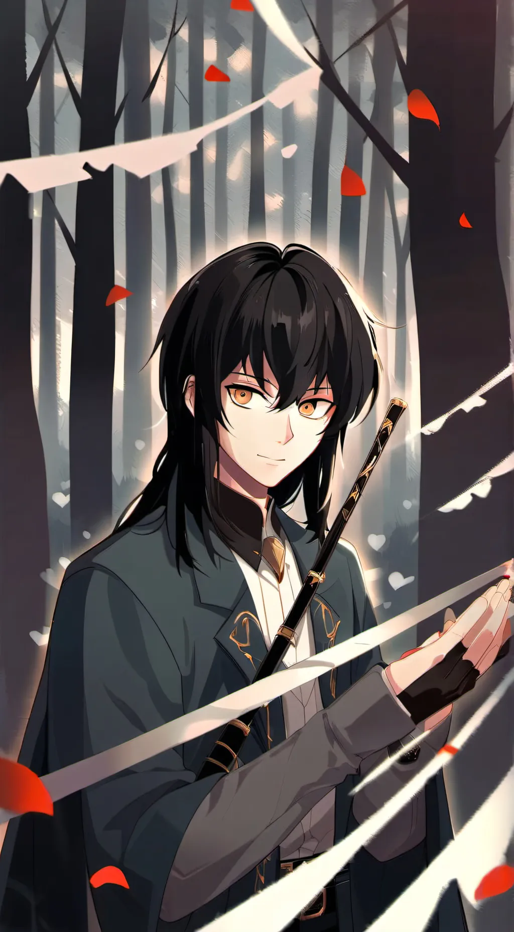 ai character: muichiro background