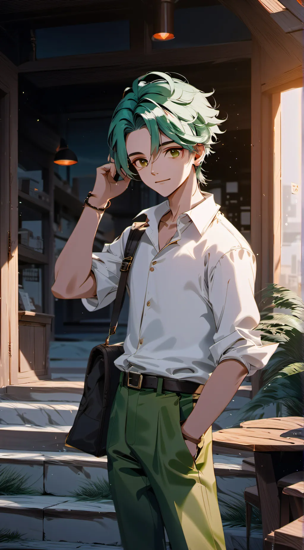 ai character: Blake background