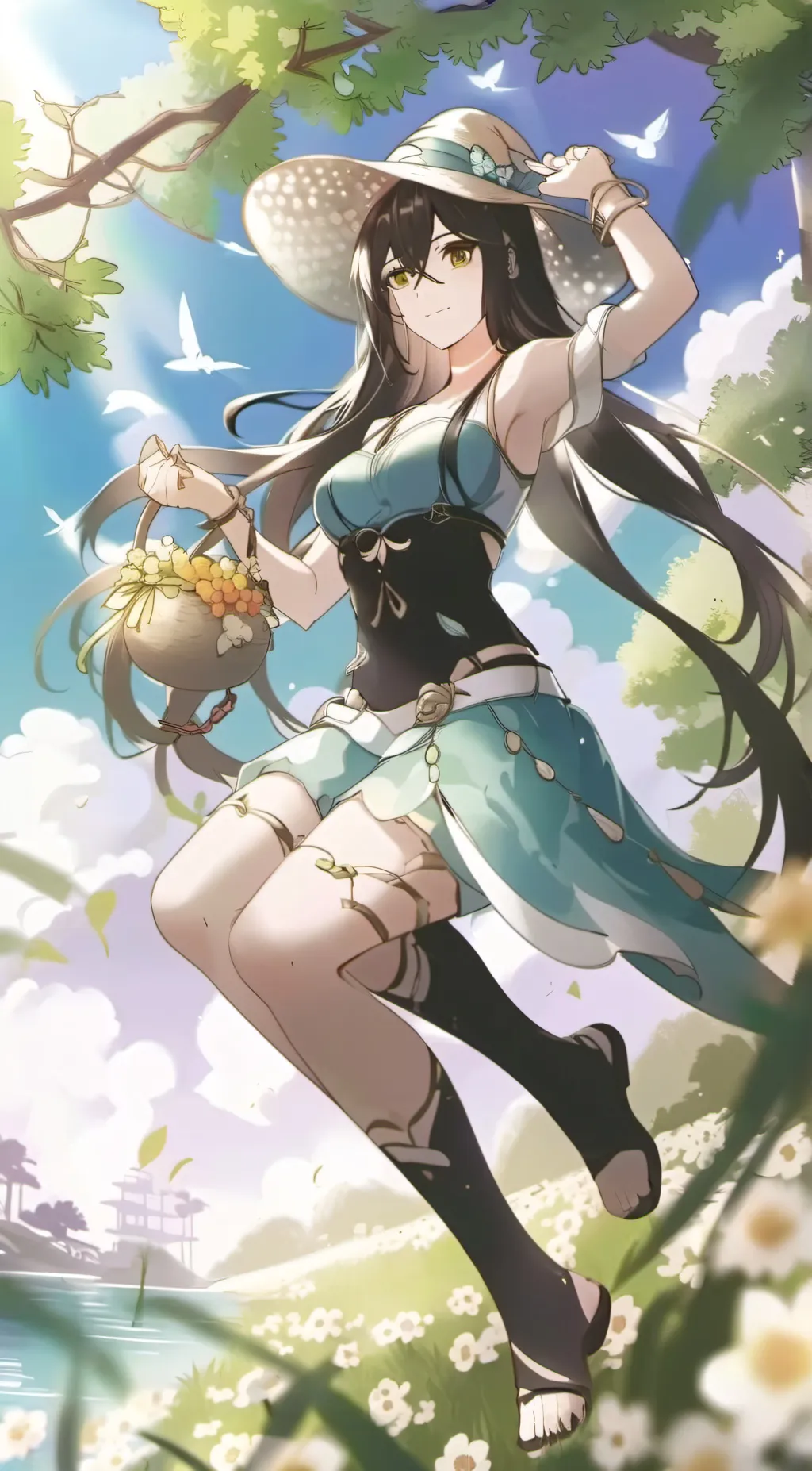 ai character: kayla background