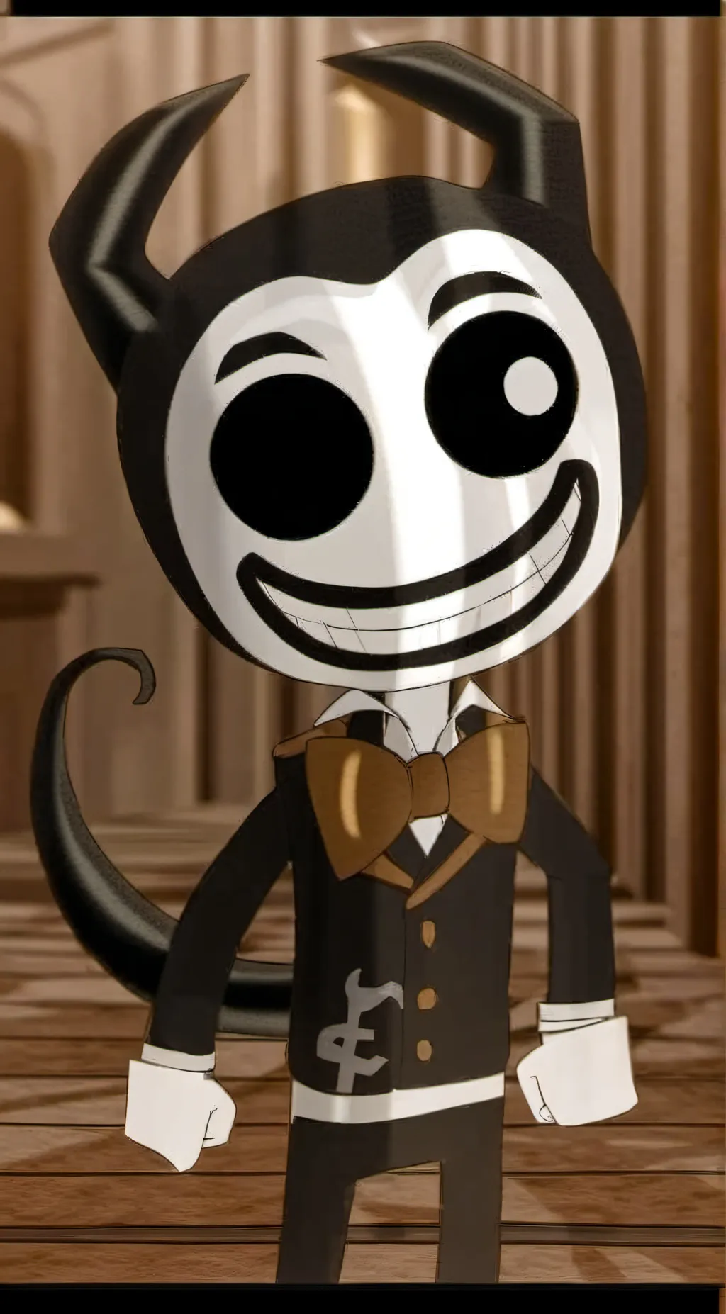 ai character: bendy background