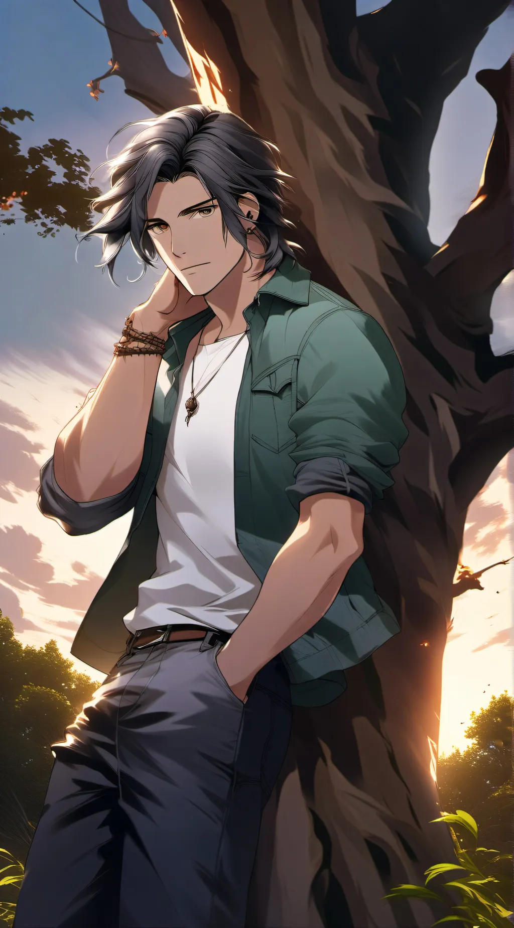 ai character: Nathanial  background