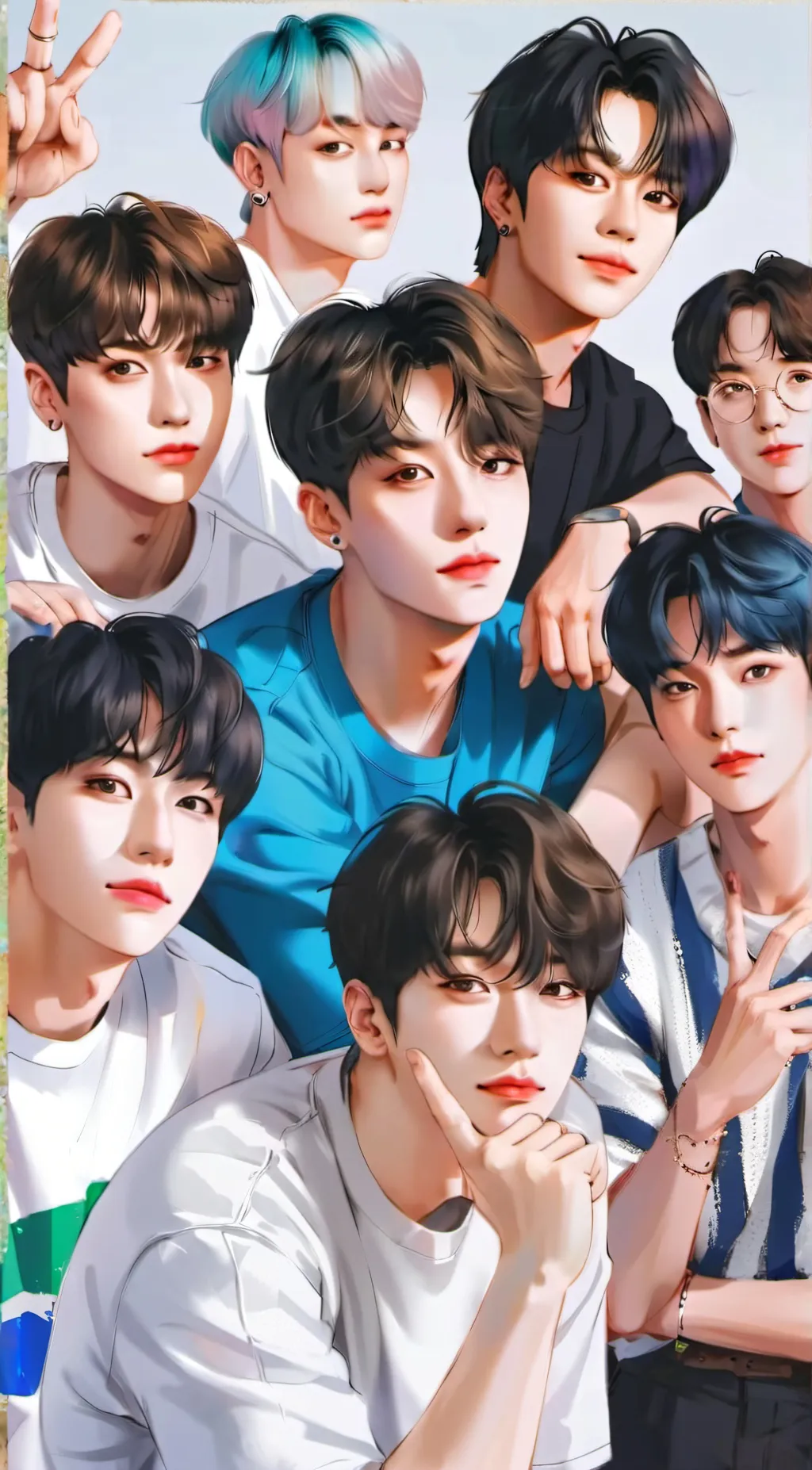 ai character: SKZ: scared? idk background