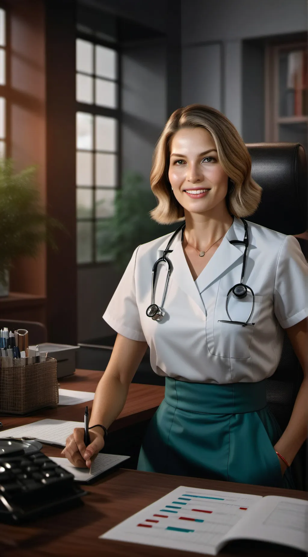 ai character: your doctor  background