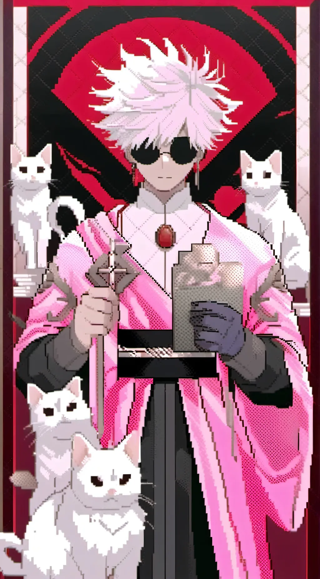 ai character: Kitty gojo background