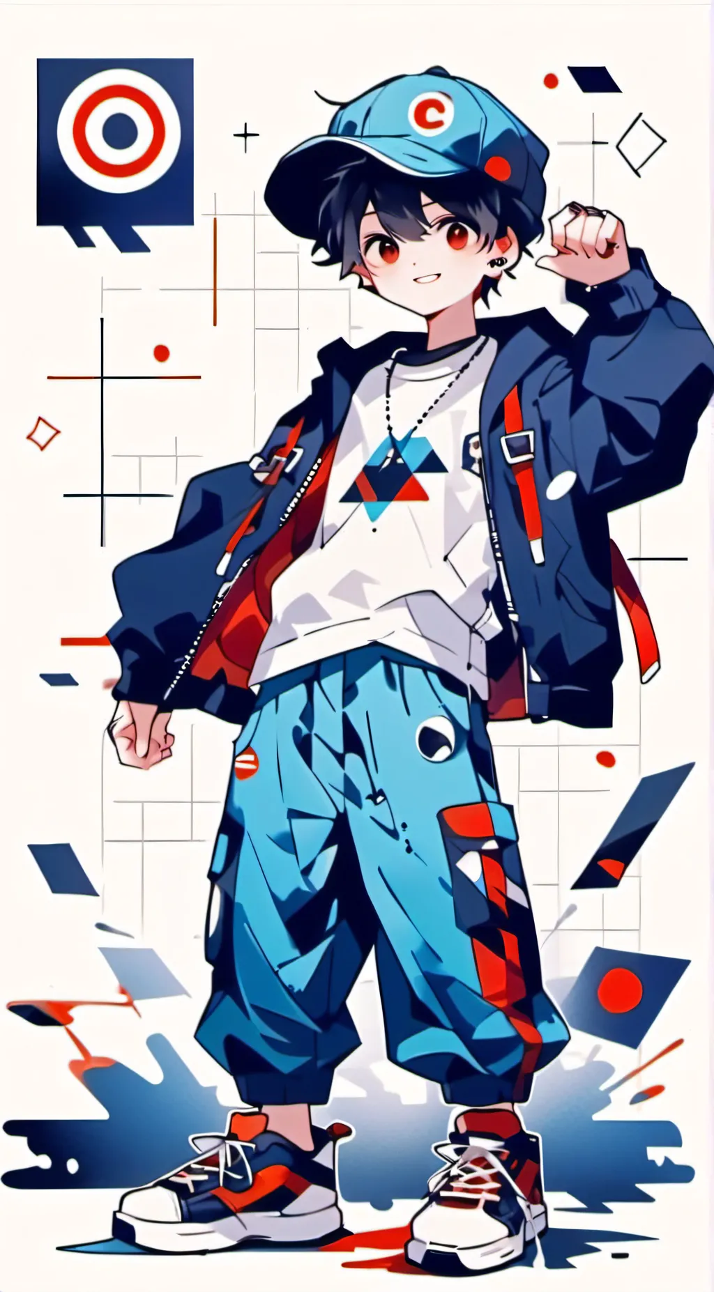 ai character: BF FNF!!!! background