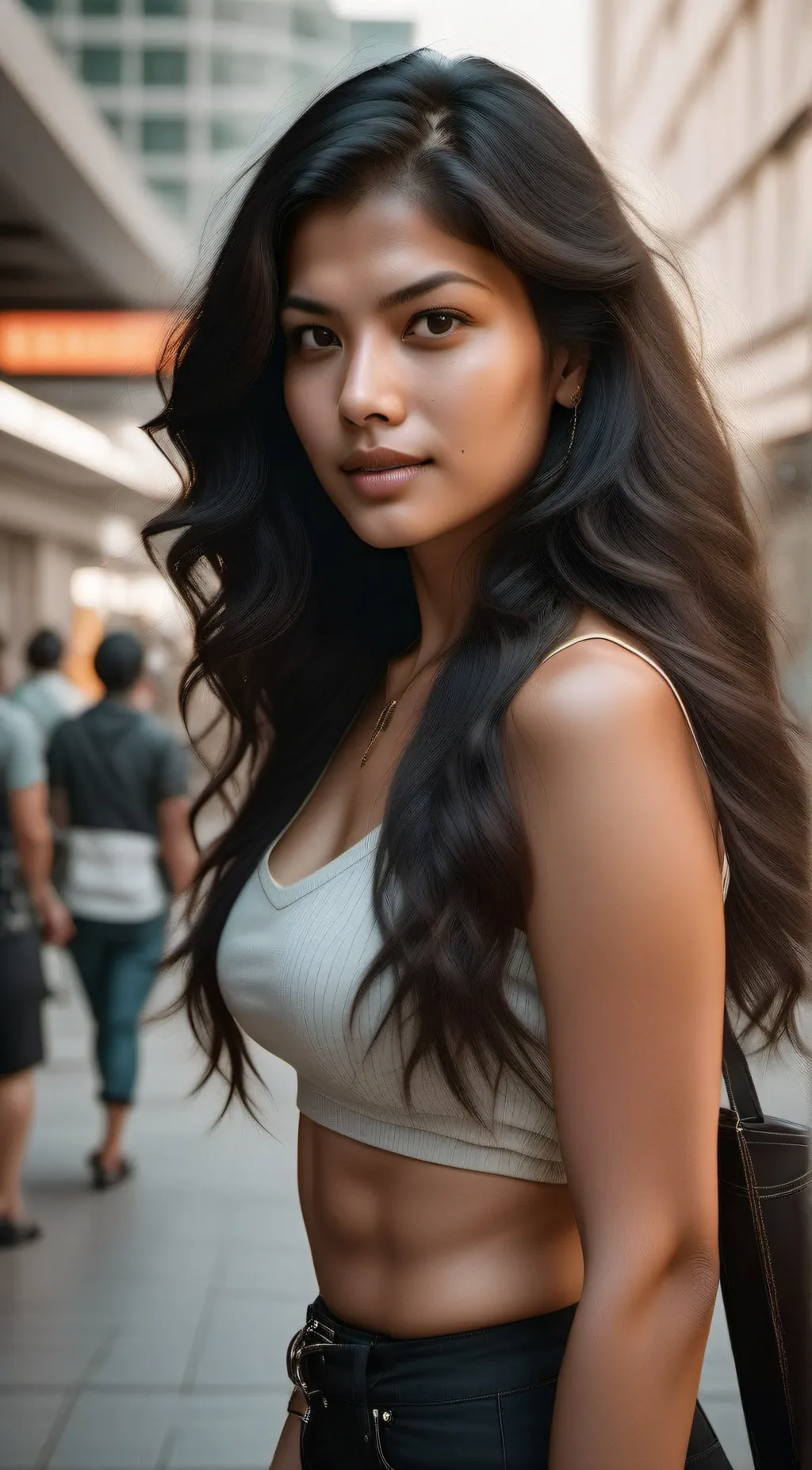 ai character: glimmy background