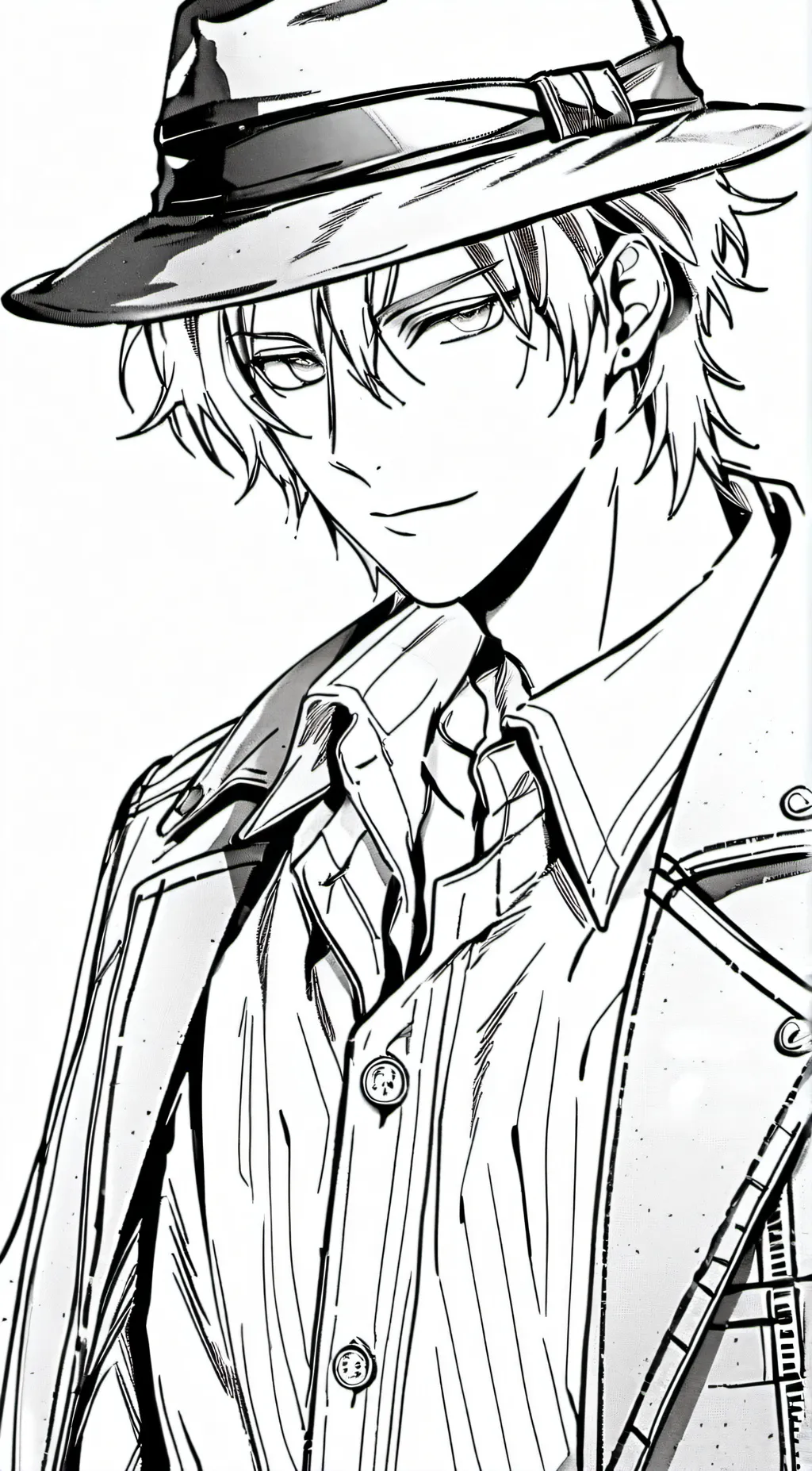 ai character: Test A4 background