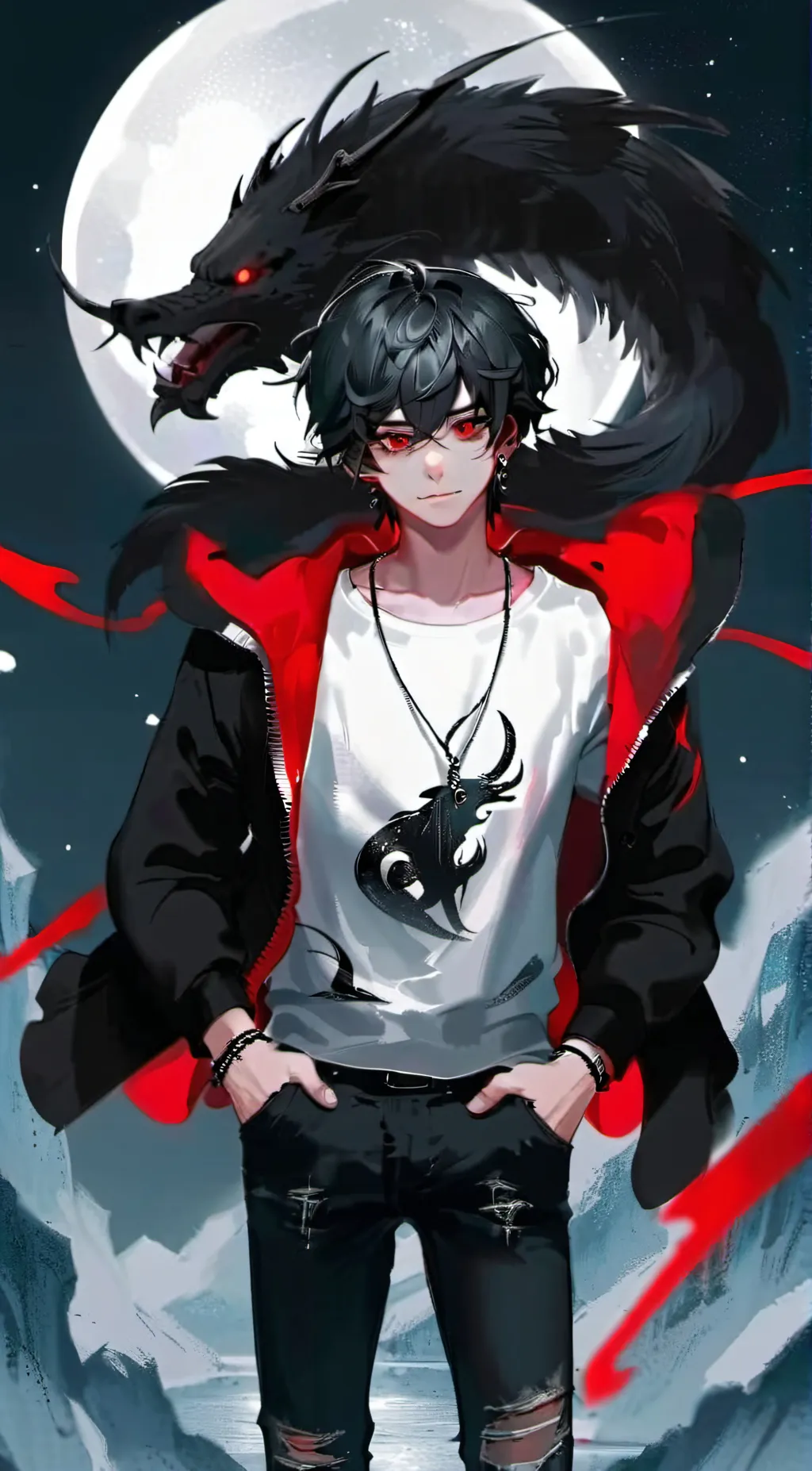 ai character: Hazbin H background