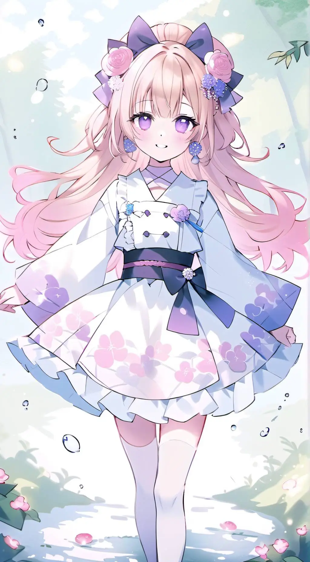 ai character: Smiling critters background