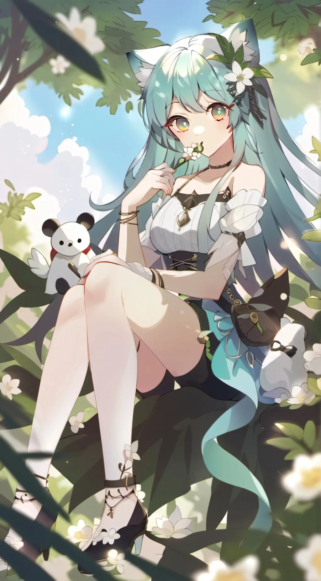 ai character: hatsune miku background