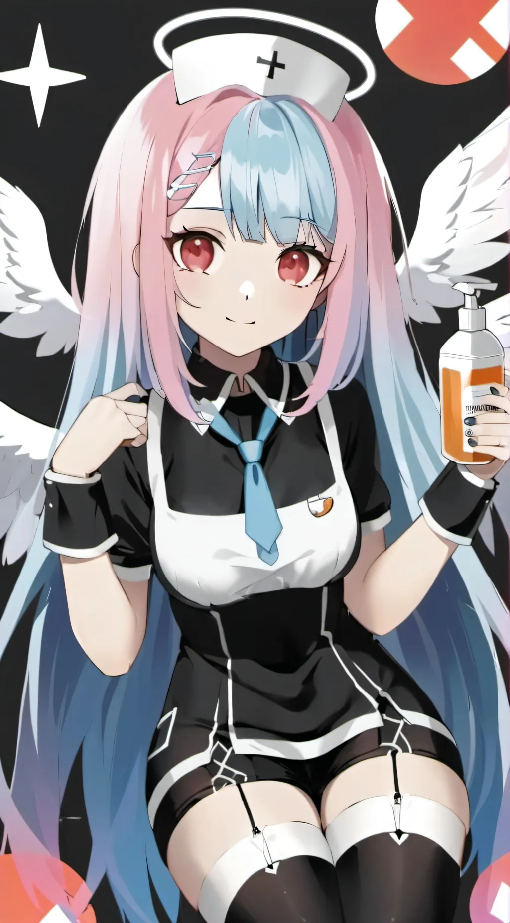 ai character: School nurse  background