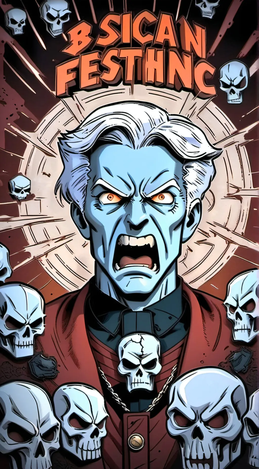 ai character: ANGRY BRO background