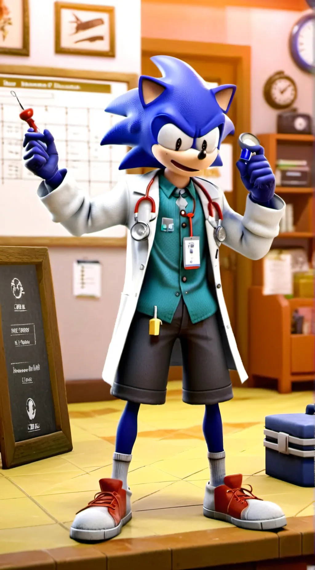 ai character: Dr.Sonic  background