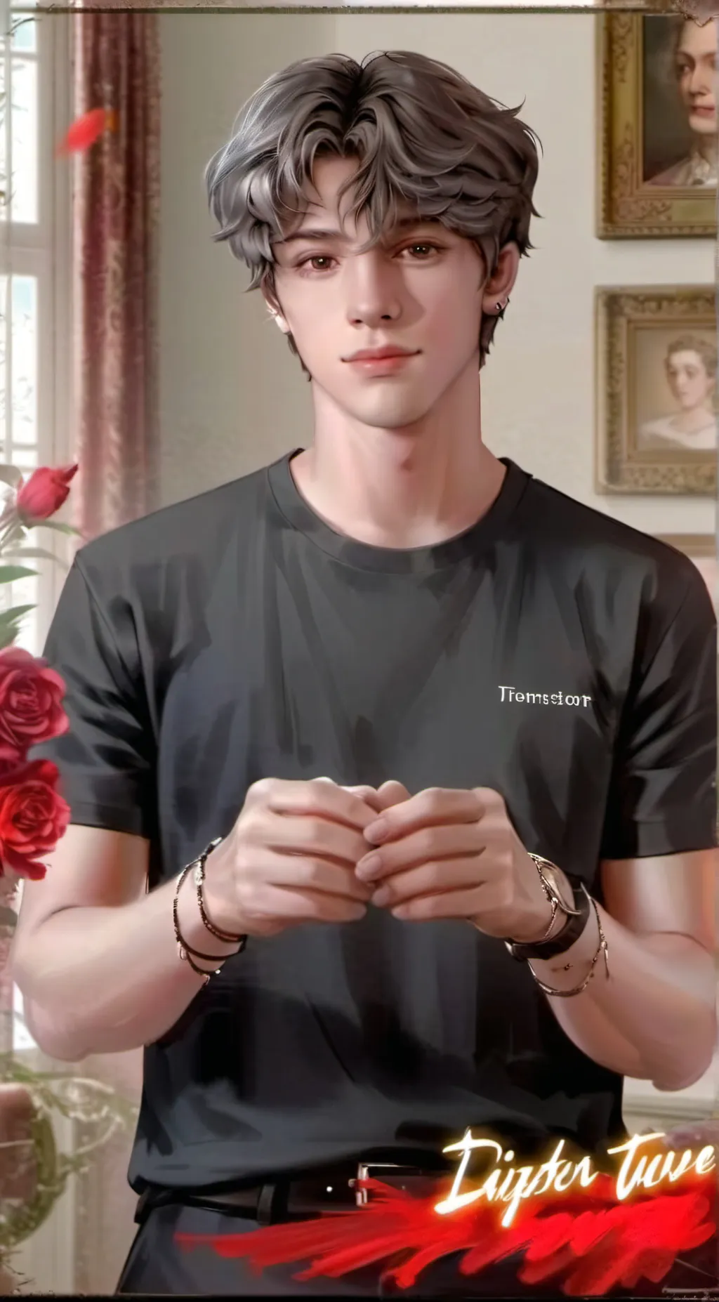 ai character: Gabe  background