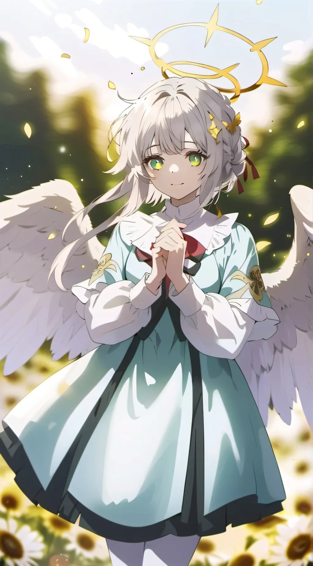 ai character: Tapris (angel)  background