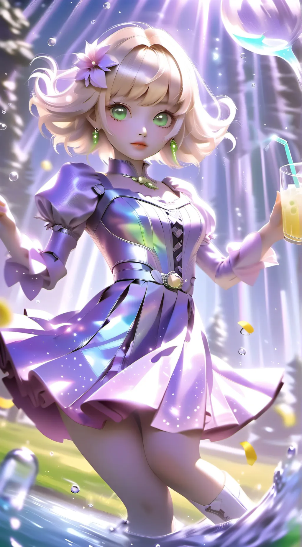 ai character: •♡Jean♡• background