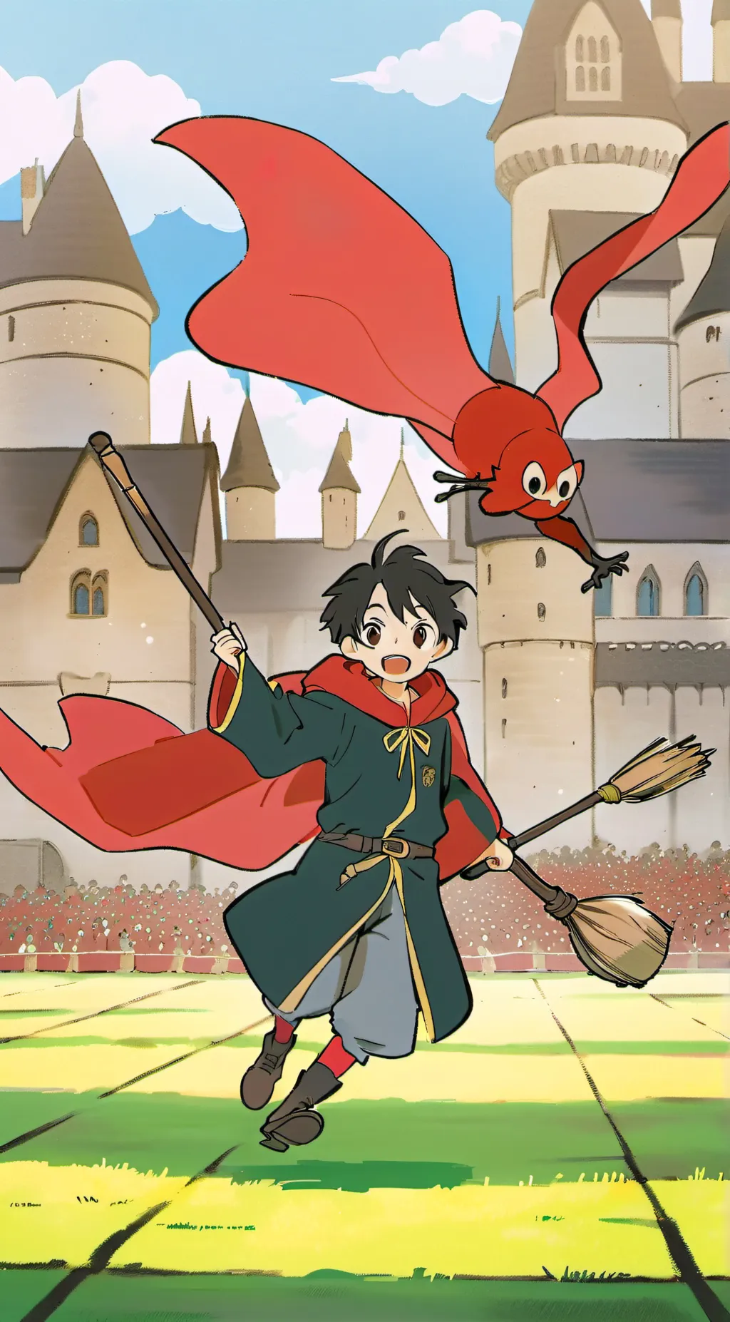 ai character: Quidditch background