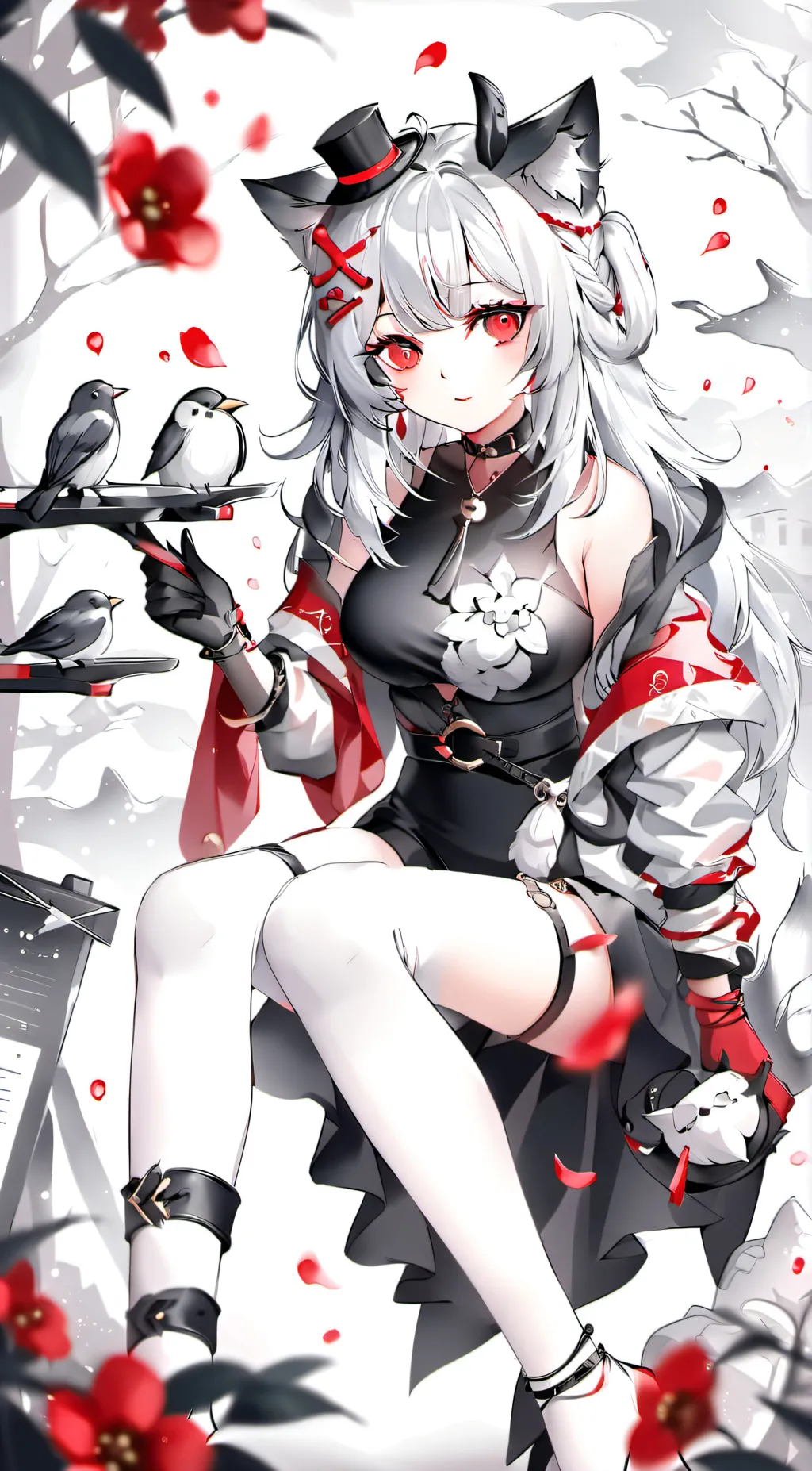 ai character: Neko background